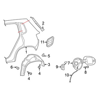 Volkswagen OE - Quarter Panel & Components (Gas)