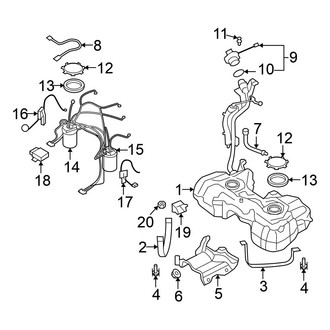 Volkswagen OE - Fuel System Components (R-Line / S / SE / SEL Gas)