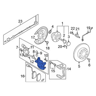 Volkswagen OE - Rear Left Disc Brake Caliper