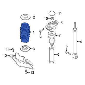 Volkswagen OE - Rear Coil Spring