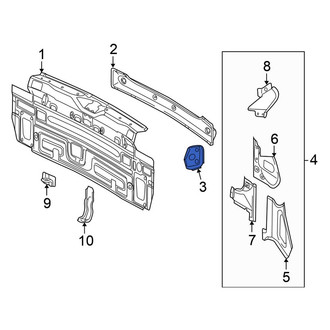 Volkswagen OE - Rear Left Lower Rear Body Panel Filler Panel