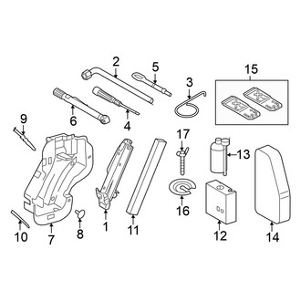 Volkswagen OE - Rear Body & Floor - Jack & Components (Gas)