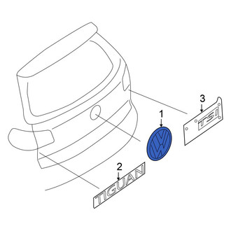 Volkswagen OE - Rear Hatch Emblem