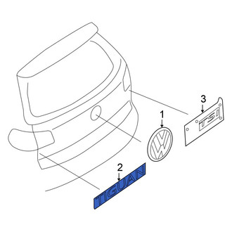 Volkswagen OE - Rear Hatch Emblem
