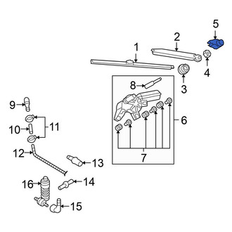 Volkswagen OE - Wiper Arm Cap