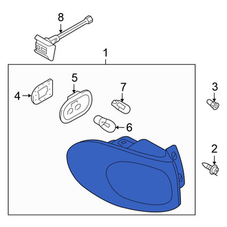 Volkswagen OE - Rear Left Outer Tail Light Assembly