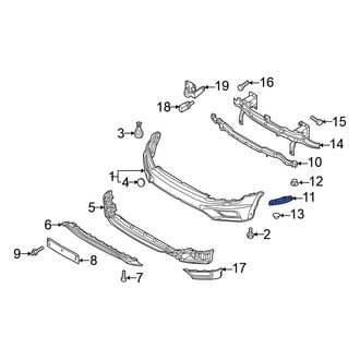 Volkswagen OE - Front Left Bumper Guide