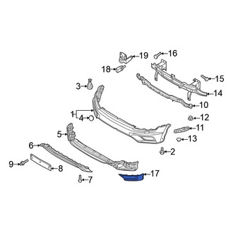 Volkswagen OE - Front Left Fog Light Trim