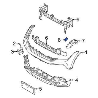 Volkswagen OE - Front Left Headlight Bracket