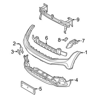Volkswagen OE - Front Bumper & Grille - Bumper & Components (S / SE)