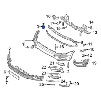 Volkswagen OE - Bumper Cover Hardware Kit