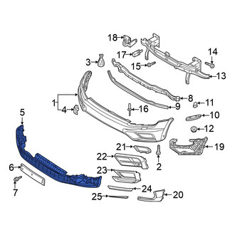 Volkswagen OE - Front Lower Bumper Cover