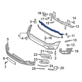 Volkswagen OE - Front Bumper Impact Absorber