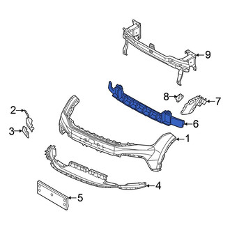 Volkswagen OE - Front Bumper Impact Absorber