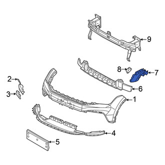 Volkswagen OE - Front Left Bumper Guide