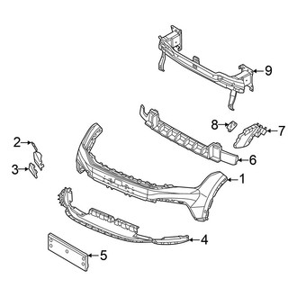 Volkswagen OE - Front Bumper & Grille - Bumper & Components