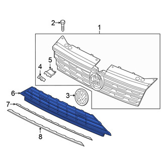Volkswagen OE - Front Lower Grille