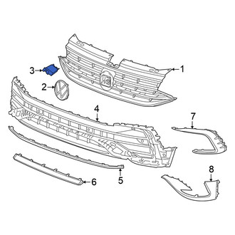Volkswagen OE - Front Grille Emblem