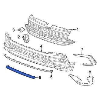 Volkswagen OE - Front Lower Grille Molding