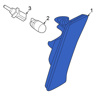 Volkswagen OE - Front Left Side Marker Light