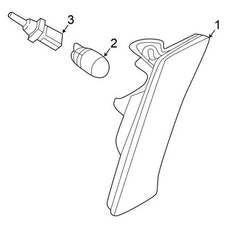 Volkswagen OE - Front Lamps - Side Marker Lamps