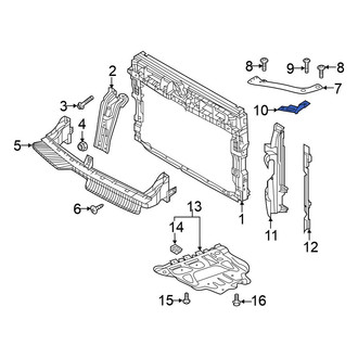 Volkswagen OE - Left Headlight Bracket