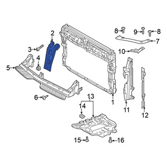 Volkswagen OE - Front Hood Latch Support