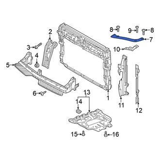 Volkswagen OE - Left Radiator Support Panel Brace