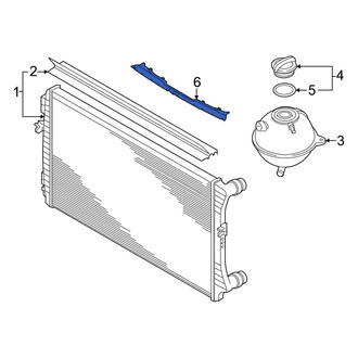 Volkswagen OE - Front Upper Radiator Support Access Cover