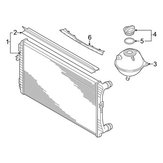 Volkswagen OE - Cooling - Radiator & Components