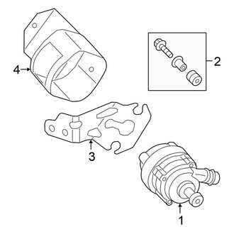 Volkswagen OE - Cooling - Water Pump (Auxiliary), (S / SE / SEL / SEL Premium / SEL Premium R-Line / SEL R-Line / SEL R-Line Jet Black)
