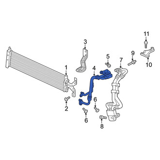 Volkswagen OE - Automatic Transmission Oil Cooler Hose Assembly