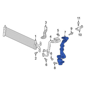 Volkswagen OE - Automatic Transmission Oil Cooler Hose Assembly