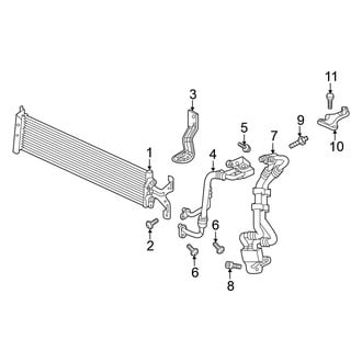 Volkswagen OE - Cooling - Trans Oil Cooler