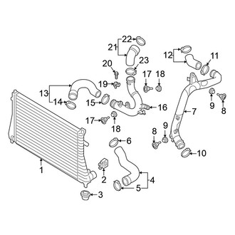 Volkswagen OE - Cooling - Intercooler