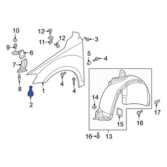 Volkswagen OE - Fender Hardware Kit