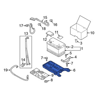 Volkswagen OE - Battery Tray