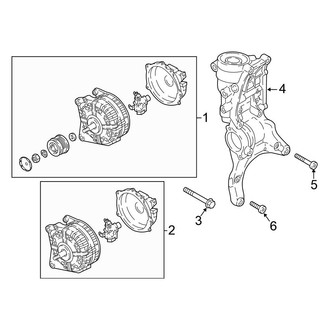 Volkswagen OE - Electrical - Alternator (S / SE / SEL / SEL Premium)