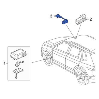 Volkswagen OE - Navigation Microphone