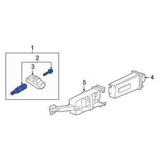 Volkswagen OE - Tire Pressure Monitoring System (TPMS) Sensor Service Kit