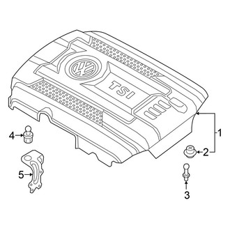 Volkswagen OE - Engine / Transaxle - Engine Appearance Cover