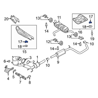 Volkswagen OE - Floor Pan Heat Shield Washer