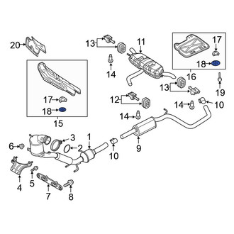 Volkswagen OE - Floor Pan Heat Shield Washer