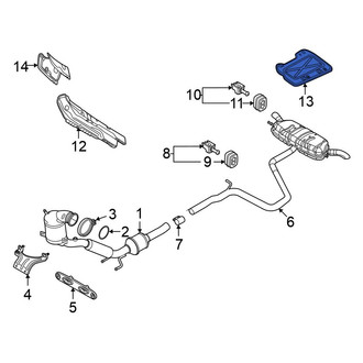 Volkswagen OE - Rear Floor Pan Heat Shield