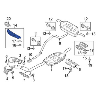 Volkswagen OE - Front Floor Pan Heat Shield