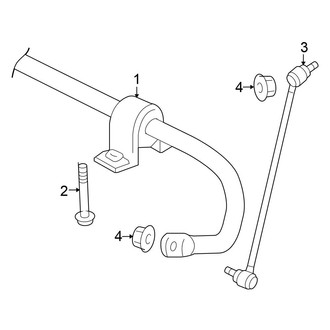 Volkswagen OE - Front Suspension - Stabilizer Bar & Components (S / SE / SEL / SEL Premium AWD)