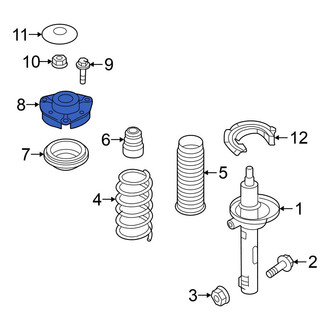 Volkswagen OE - Front Suspension Strut Mount