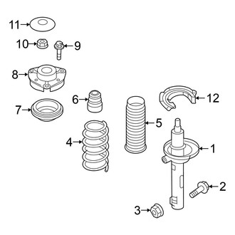 Volkswagen OE - Front Suspension - Struts & Components