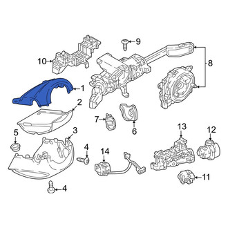 Volkswagen OE - Lower Steering Column Cover