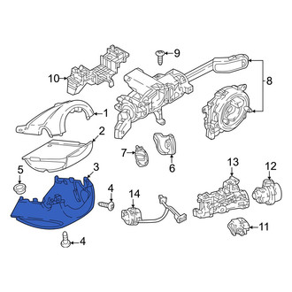 Volkswagen OE - Lower Steering Column Cover